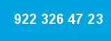 922 326 47 23 922 326 47 23
